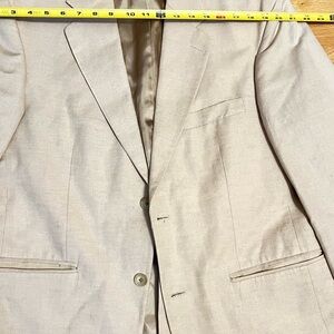 Lands' End Men's Beige Blazer